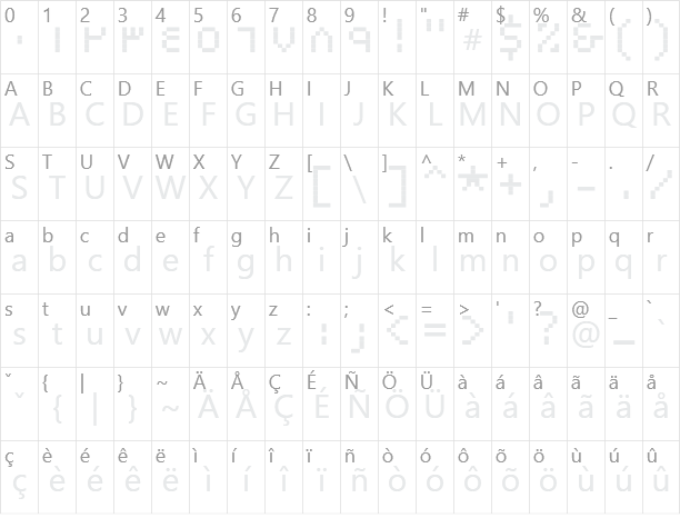 Al Abdali 8 Character Map