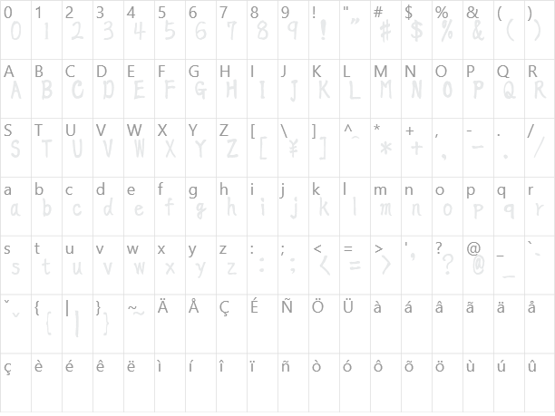 青柳衡山 Aoyagi Kouzan Character Map