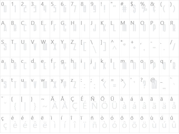 Armor Piercing Character Map