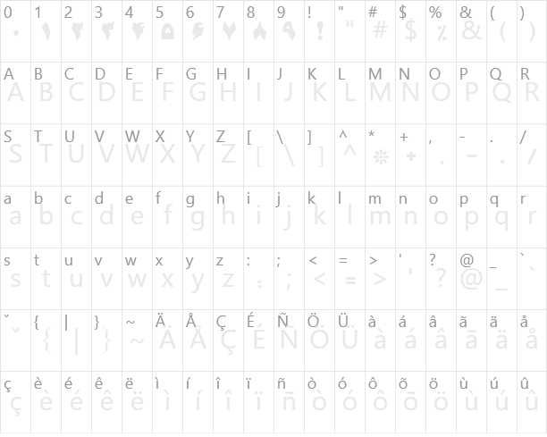 B Jadid Character Map