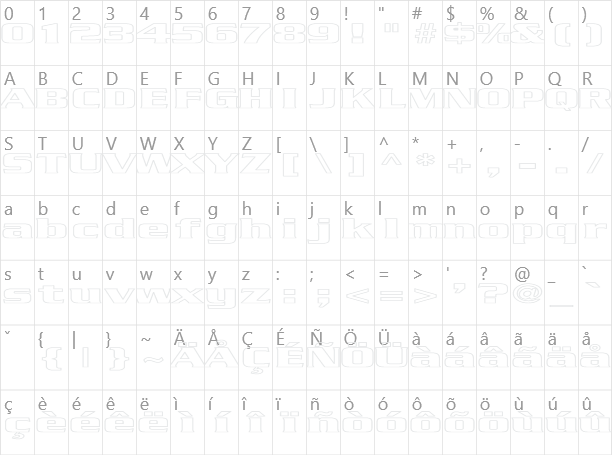 Babylon5 Hollow Character Map