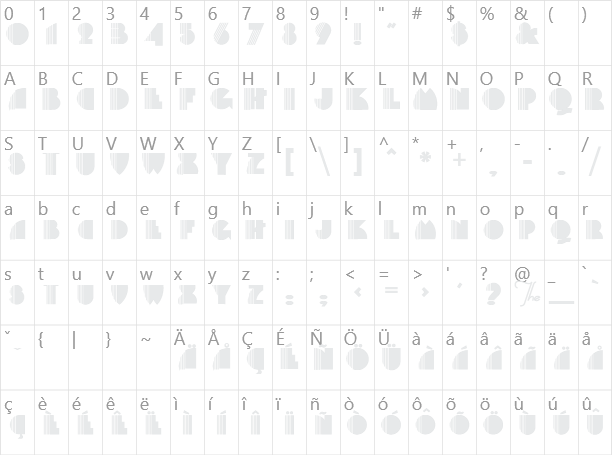 Backstage PassA Character Map