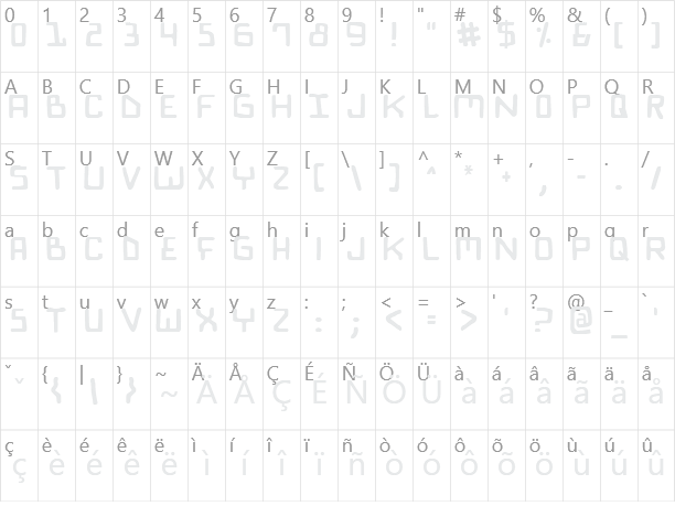 Bionic Comic Character Map