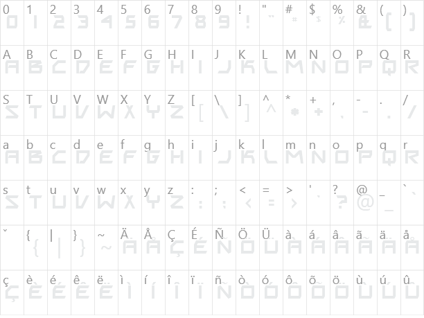 Biting My Nails Character Map