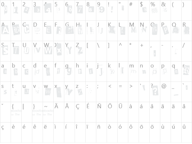 BlackCasper Character Map