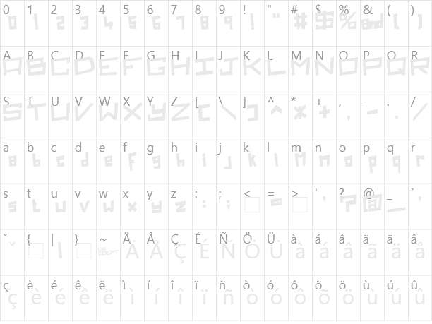 Box Clever Character Map