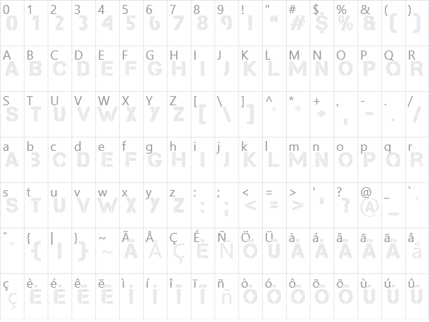 Capture It Character Map