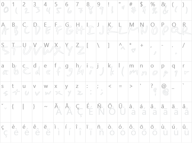 Cheap Pizza Character Map