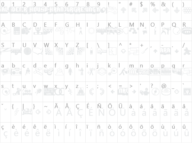 Deejay Supreme Character Map