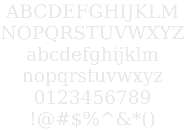 DejaVu Serif Example