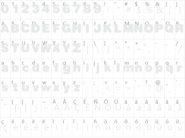 Dephunked Character Map