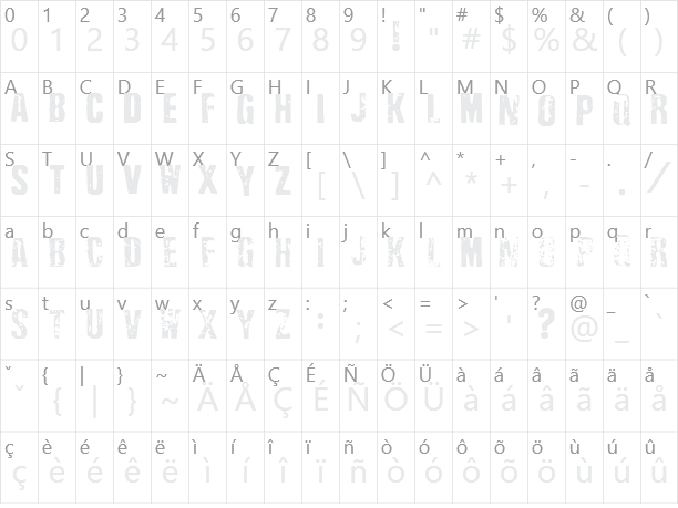 Depressionist Three Character Map