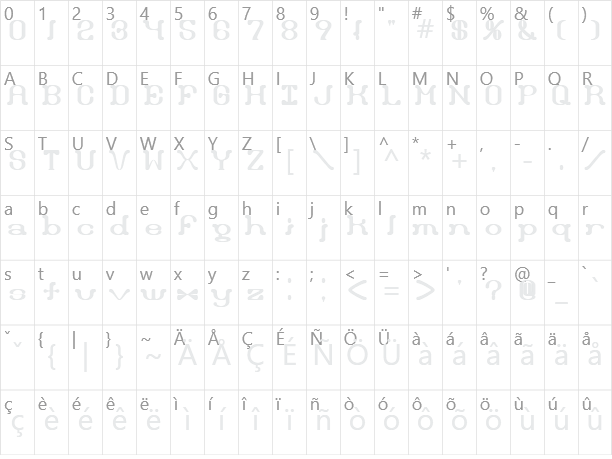 Draggle Character Map