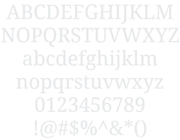 Droid Serif Example