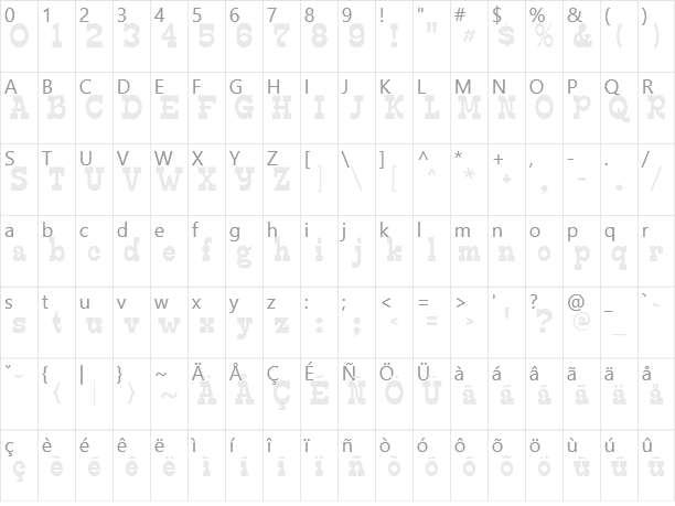 Edmunds Character Map