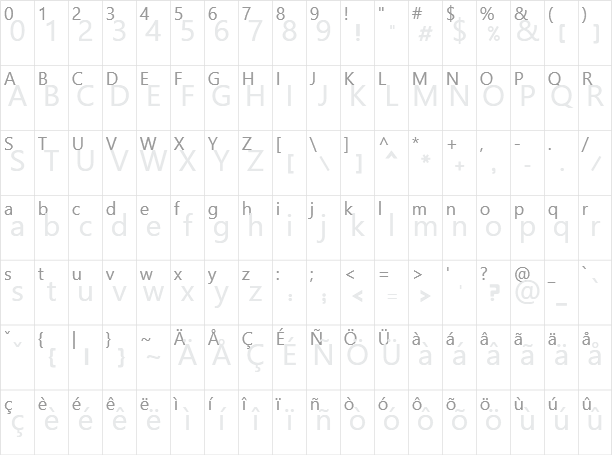 Elham Character Map