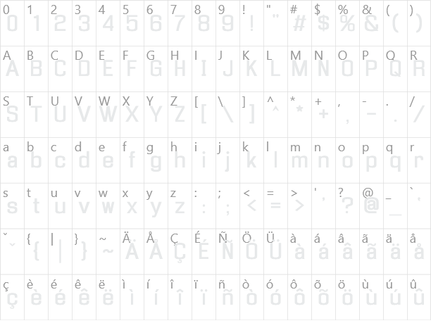 Enigmatic Character Map