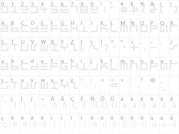 Eppy Evans Character Map