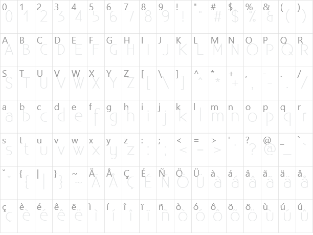 Existence Light Character Map