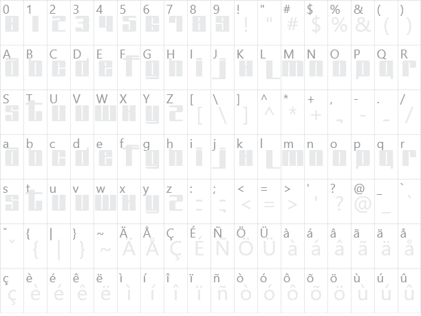 Fabulous Character Map