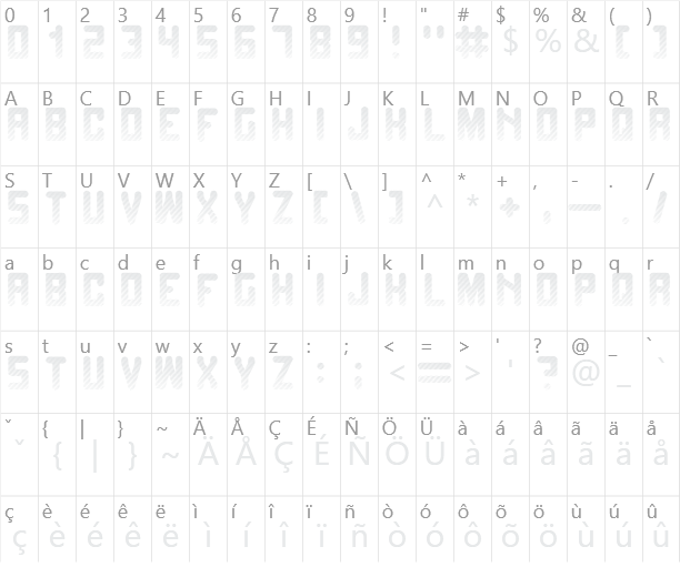 Fade To Grey Character Map