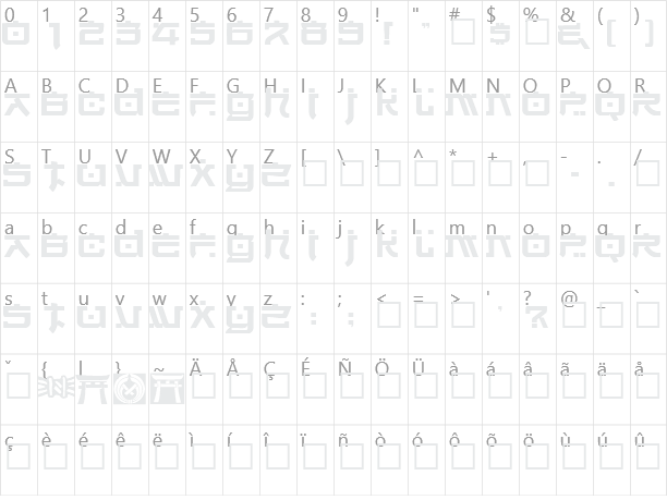 Hirosh Character Map