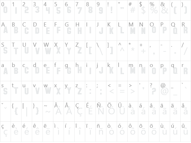 Hollywood Hills Character Map