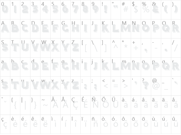 Hominis Character Map