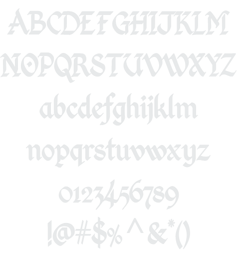 Kingthings Calligraphica Example