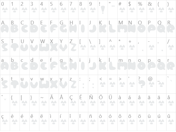 Lard Character Map