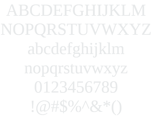 Liberation Serif Example