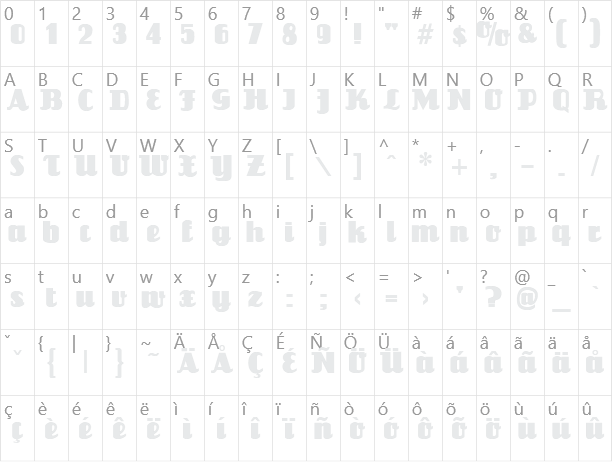 Louisianne Character Map