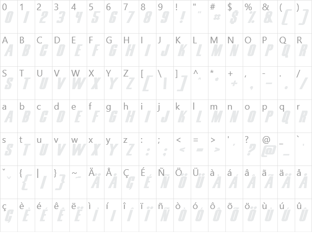 Lunch Time Character Map