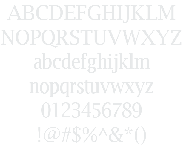 Luxi Serif Example