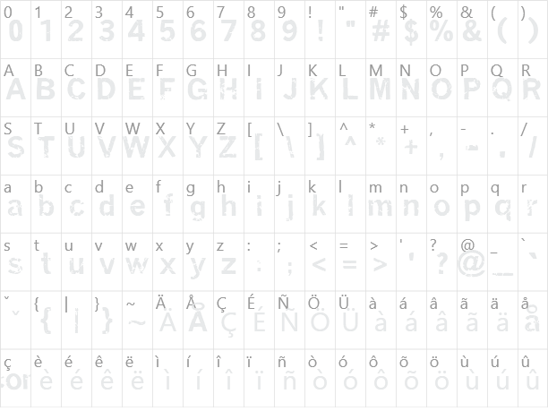 Miasm Infection Character Map