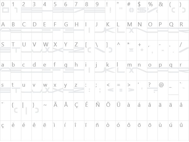 New Brilliant Character Map