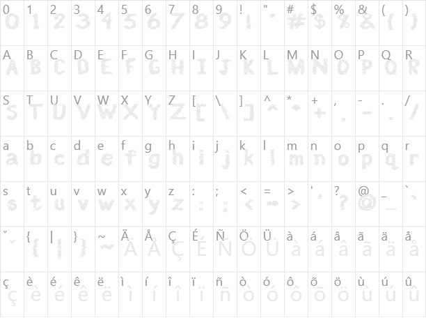 No Problem Character Map