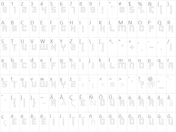 Origicide Character Map