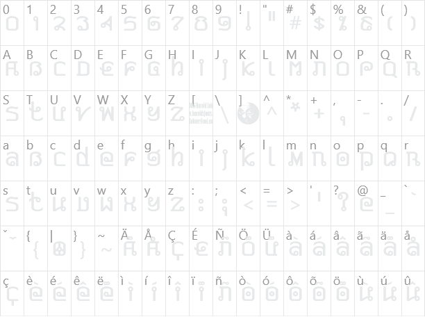 Pad Thai Character Map