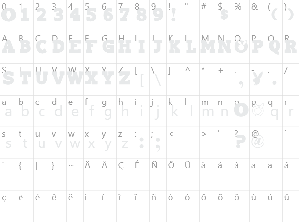 Playtoy Character Map