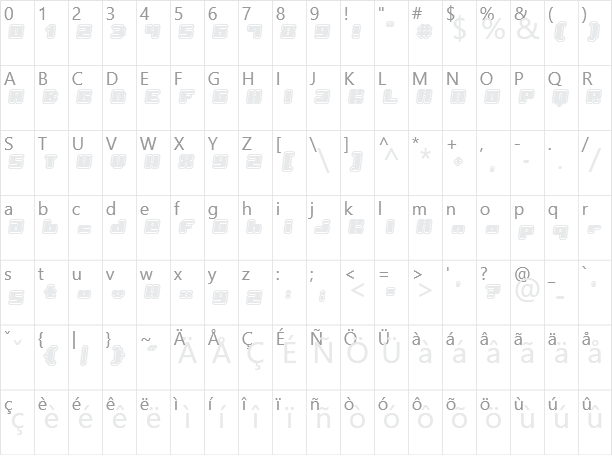 Pormask Character Map