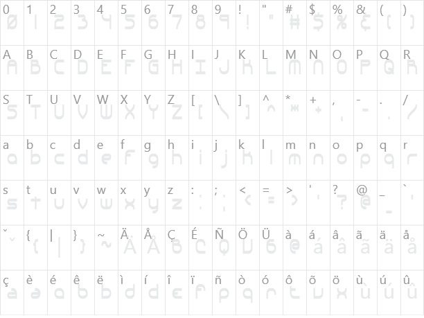 Quacksalver Character Map