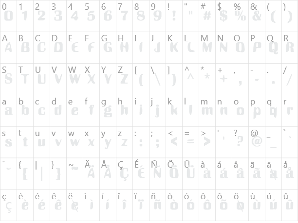 Rat Poison Character Map