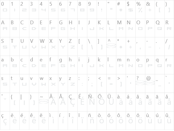 Samba is dead Character Map