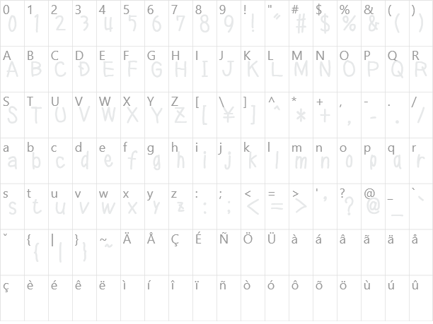 海 Sea Character Map