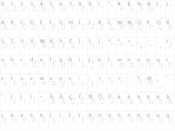 SpecialElite Character Map