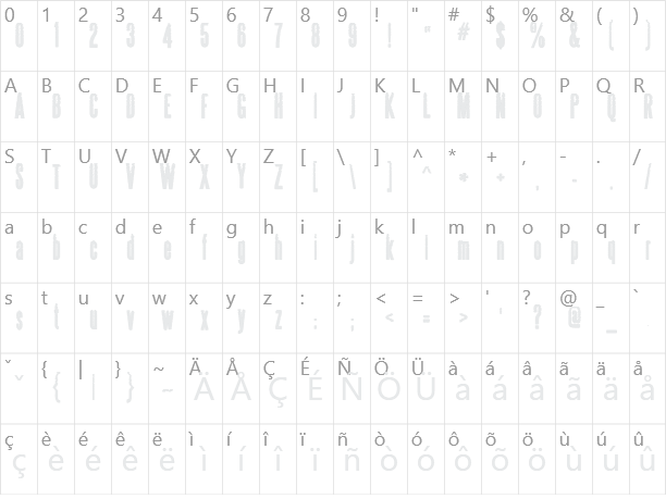 Steelfish Dots Character Map