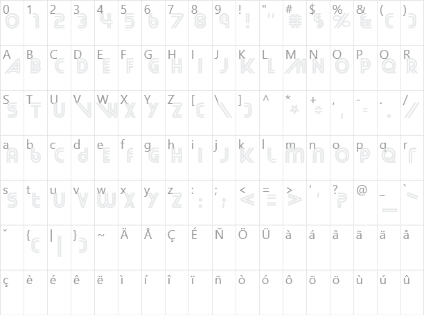 Street Cred Character Map