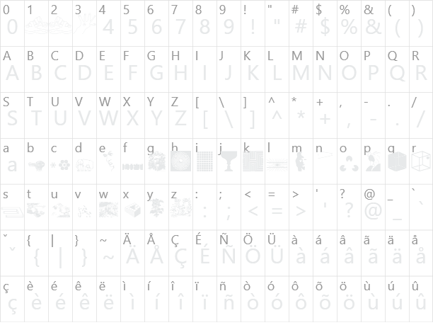 Use Your Illusion Character Map