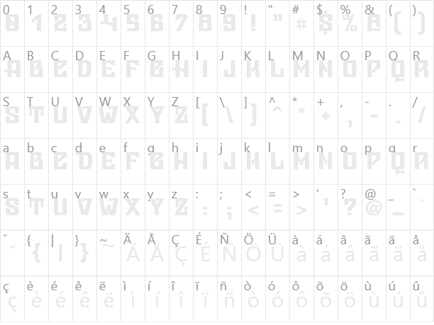 Vice Presidente Character Map